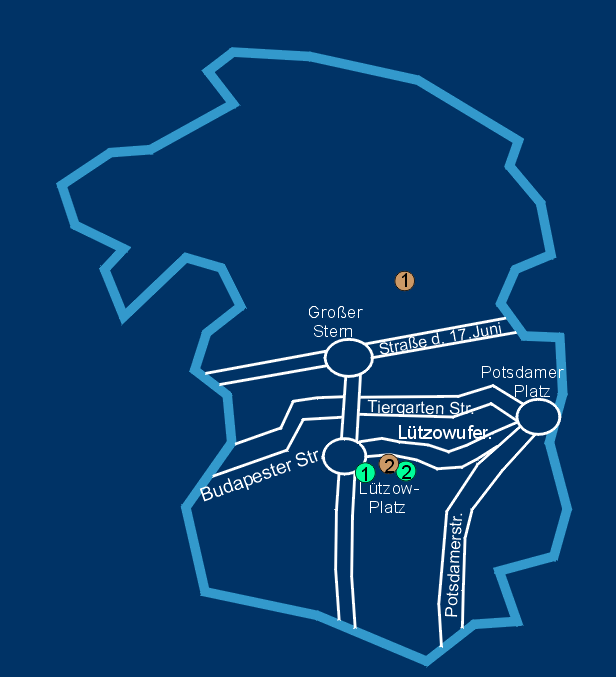 Karte von Tiergarten